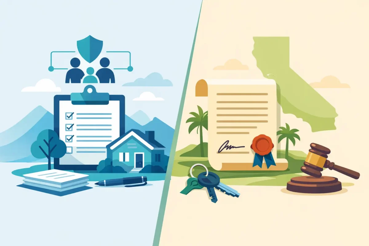 Trust Schedule vs Recorded Deed in California
